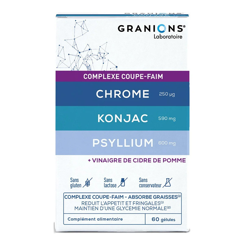 COMPLEXE COUPE FAIM 60 GÉLULES GRANIONS