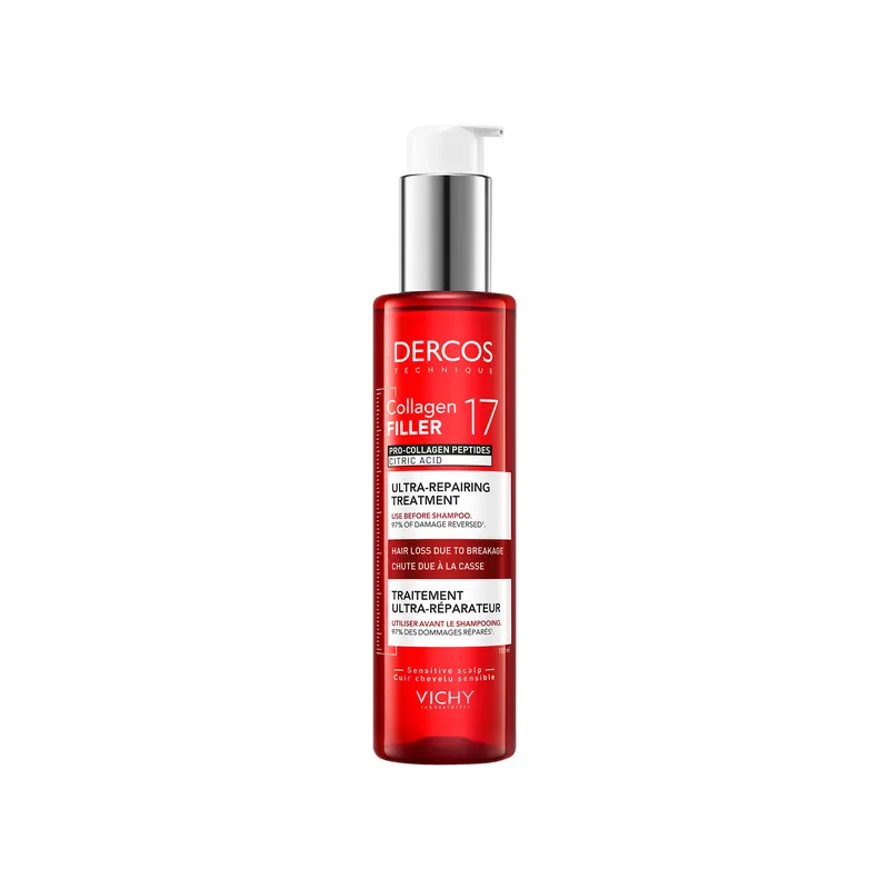DERCOS COLLAGEN 17 FILLER PRÉ-SHAMPOOING ULTRA-RÉPARATEUR 150ML VICHY