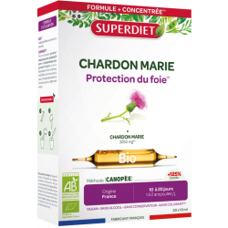 CHARDON MARIE BIO 20 AMPOULES DE 10ML SUPER DIET