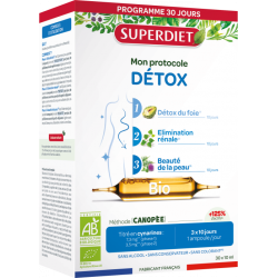 MON PROTOCOLE DETOX BIO 3 PHASES 30 AMPOULES 10ML SUPERDIET