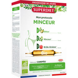 PROTOCOLE MINCEUR BIO 30 AMPOULES 10ML SUPERDIET