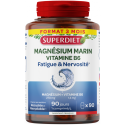 MAGNESIUM MARIN VITAMINE B6 90 COMPRIMES SUPERDIET