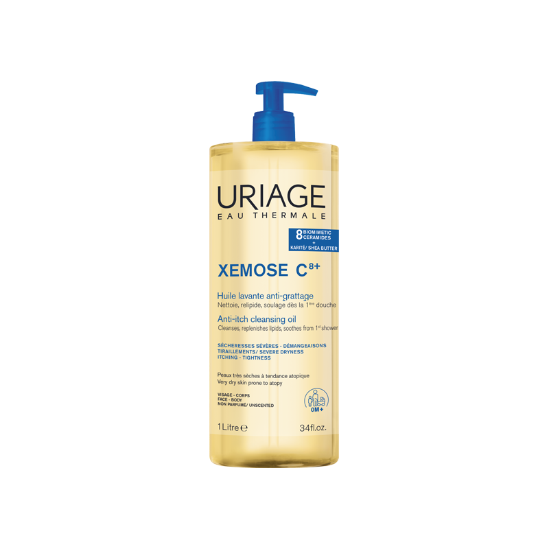 XEMOSE C8+ HUILE LAVANTE ANTI-GRATTAGE 1L URIAGE