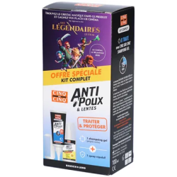 KIT COMPLET ANTI POUX & LENTES CINQ SUR CINQ