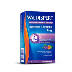 VALDISPERT MELATONINE 1mg 4 ACTIONS 30 CAPSULES