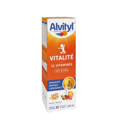 ALVITYL SOLUTION BUVABLE 11 VITAMINES 150ML URGO﻿