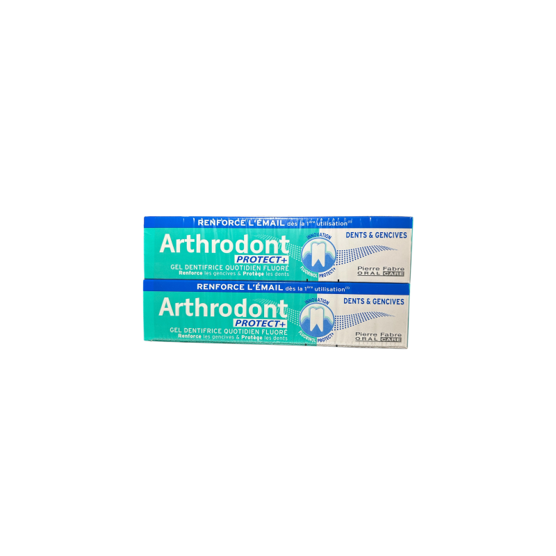 ARTHRODONT PROTECT+ GEL DENTIFRICE LOT 2 X 75ML PIERRE FABRE