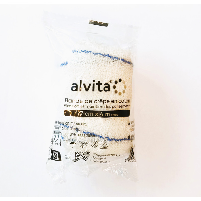 BANDE DE CRÊPE 7CM X 4M ALVITA