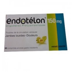 ENDOTELON JAMBES LOURDES 60 COMPRIMES SANOFI