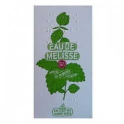 EAU DE MELISSE 100% NATURELLE FLACON POCHE 4 CL