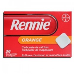 RENNIE ORANGE 36 COMPRIMES BAYER 