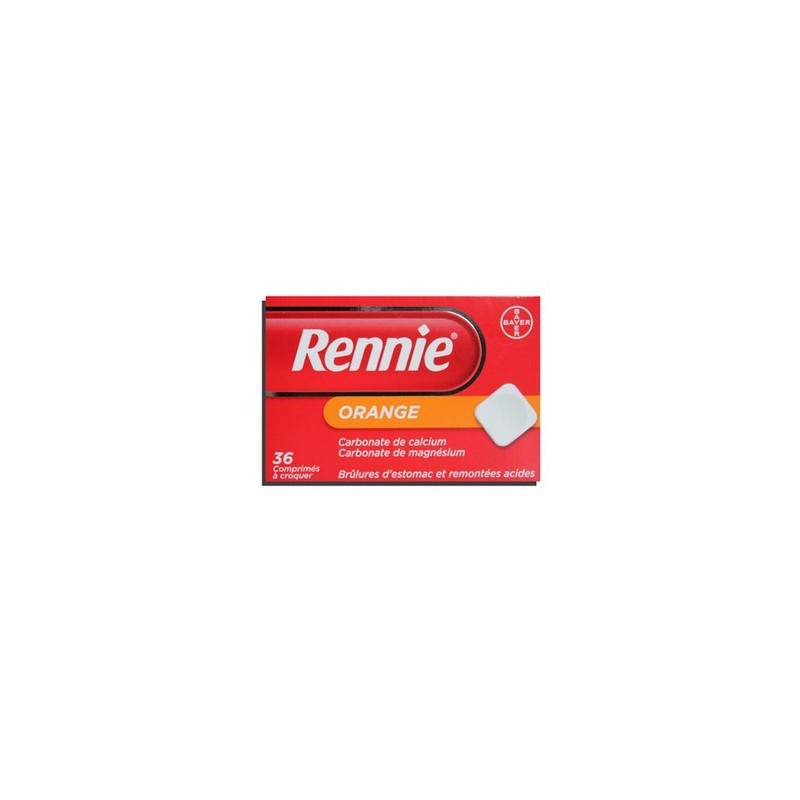 RENNIE ORANGE 36 COMPRIMES BAYER 