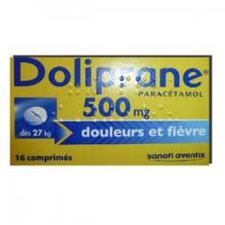 DOLIPRANE 500MG BOITE 16 GELULES - Pharmacie en ligne