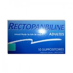 RECTOPANBILINE ADULTES 10 SUPPOSITOIRES MEDA PHARMA