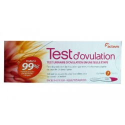 TEST D'OVULATION 7 TESTS ACTAVIS