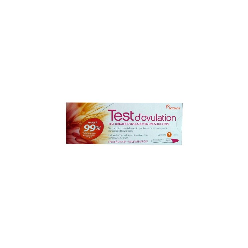 TEST D'OVULATION 7 TESTS ACTAVIS