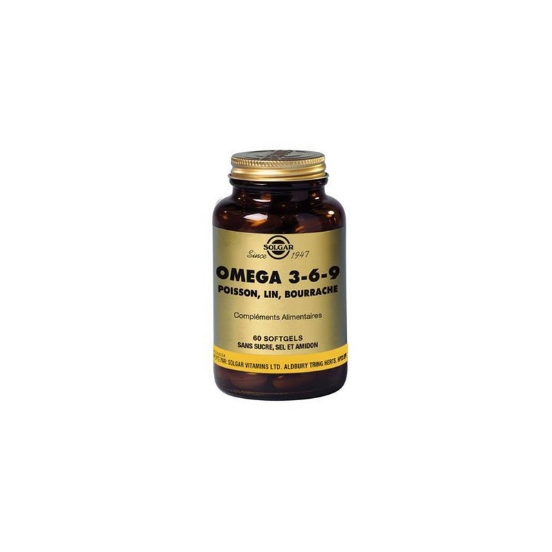 OMEGA 3 6 9  - 60 COMPRIMES SOLGAR