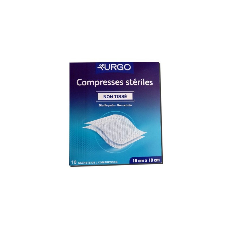 COMPRESSES STERILES 10 X 10 CM URGO