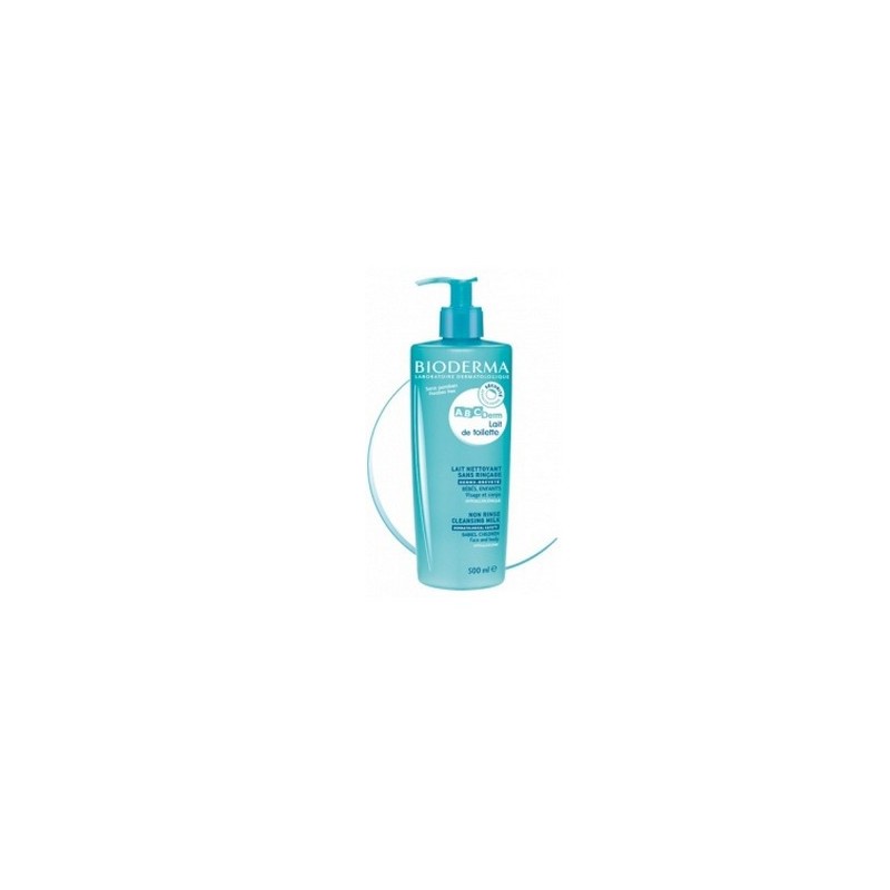 ABCDERM LAIT DE TOILETTE SANS RINCAGE 500ML BIODERMA