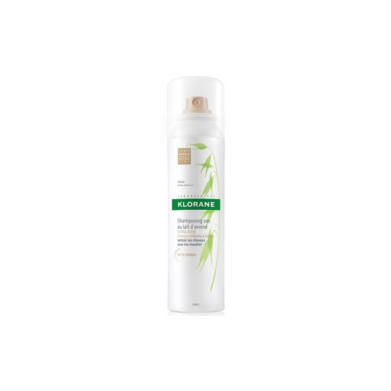 SHAMPOOING AVOINE SEC EXTRA-DOUX CHEVEUX CHATAINS à BRUNS 150ML KLORANE