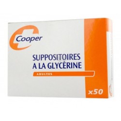 SUPPOSITOIRES A LA GLYCERINE ADULTES Boite de 50 COOPER