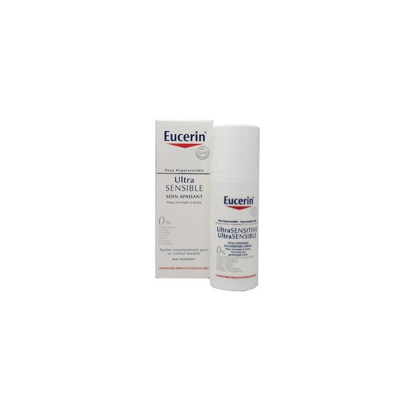 ULTRA SENSIBLE SOIN APAISANT PEAUX NORMALES A MIXTES 50ML EUCERIN