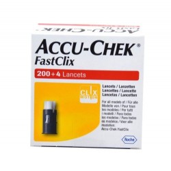 ACCU CHEK FASTCLIX 204 LANCETTES  ROCHE