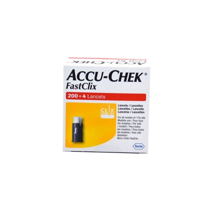 ACCU CHEK FASTCLIX 204 LANCETTES  ROCHE