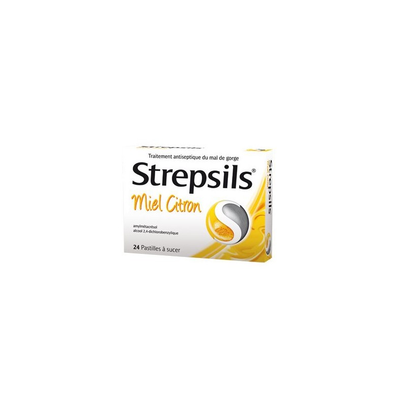 STREPSILS MIEL CITRON PASTILLES 