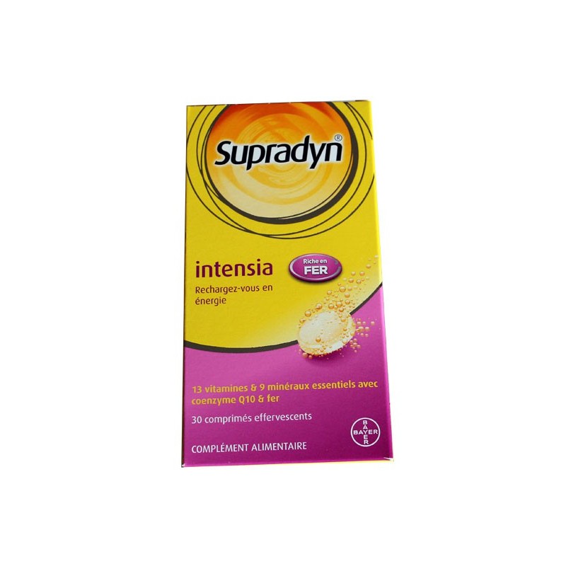 SUPRADYN INTENSIA 30 COMPRIMES EFFERVESCENTS BAYER 