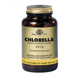 CHLORELLA 520mg  Flacon de 100 gélules SOLGAR