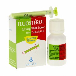 FLUOSTEROL 0,25 mg/800 U.I./dose CRINEX LABORATOIRE