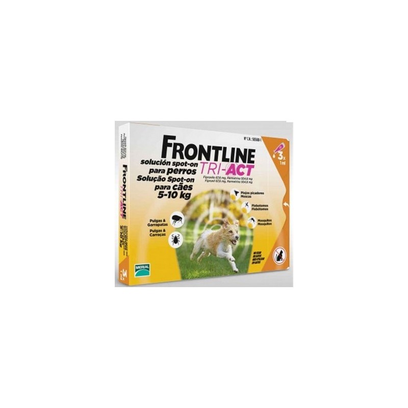 FRONTLINE TRI ACT CHIENS 5-10KG MERIAL