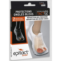 PROTECTIONS ONGLES BLEUS EPITHELIUM TACT 02 taille S EPITACT SPORT