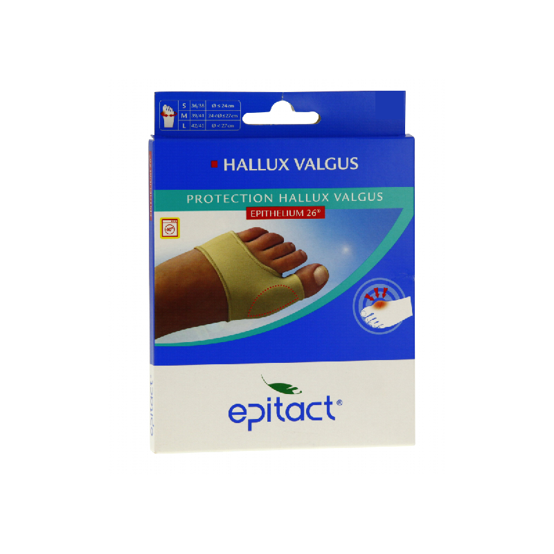 PROTECTION HALLUX VALGUS EPITHELIUM 26 Taille S EPITACT