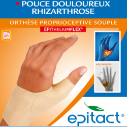 ORTHESE PROPRIOCEPTIVE SOUPLE EPITHELIUM FLEX POUCE DROIT Taille S EPITACT